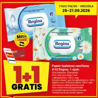 Papier toaletowy nawilżany Regina