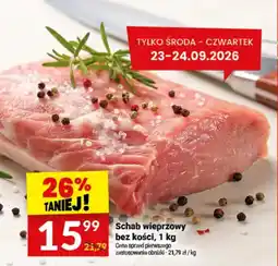 Twój Market Schab wieprzowy bez kości oferta