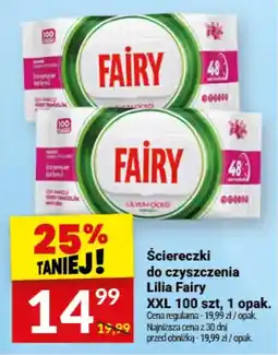 Twój Market Ściereczki do czyszczenia Lilia Fairy oferta