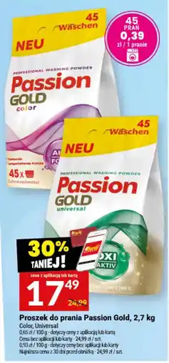 Twój Market Proszek do prania Passion Gold oferta