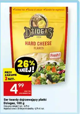 Twój Market Ser twardy dojrzewający płatki Dziugas oferta