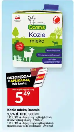 Twój Market Kozie mleko Danmis oferta
