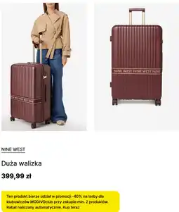 CCC Duża walizka Nine West oferta