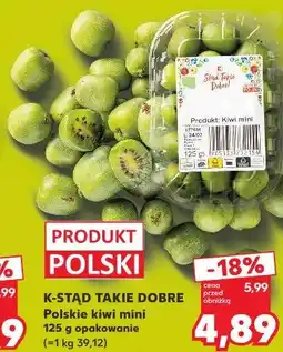 Kaufland K-STĄD TAKIE DOBRE Polskie kiwi mini oferta