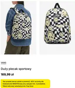 CCC Vans Duży plecak sportowy oferta