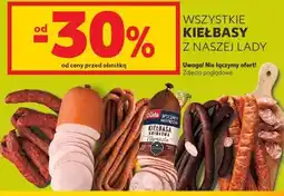 Kaufland Wszystkie kiełbasy z naszej lady oferta