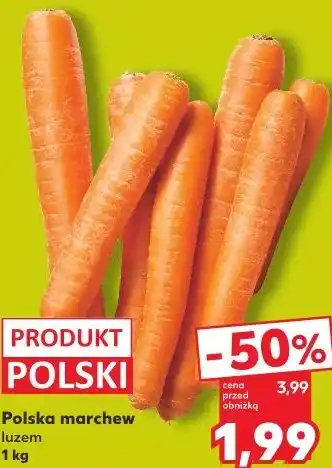 Kaufland Polska marchew luzem oferta
