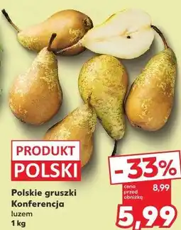 Kaufland Polskie gruszki Konferencja luzem oferta