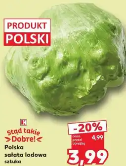 Kaufland Polska sałata lodowa sztuka oferta