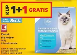 Kaufland Classic Żwirek dla kotów biały oferta