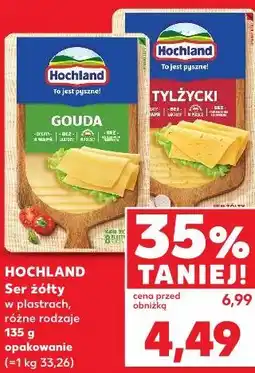 Kaufland Hochland Ser żółty w plastrach oferta