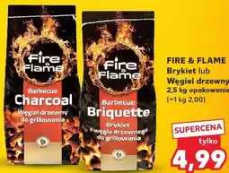 Kaufland Fire & Flame Węgiel drzewny lub Brykiet oferta