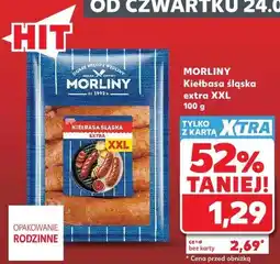 Kaufland Morliny Kiełbasa śląska extra XXL oferta