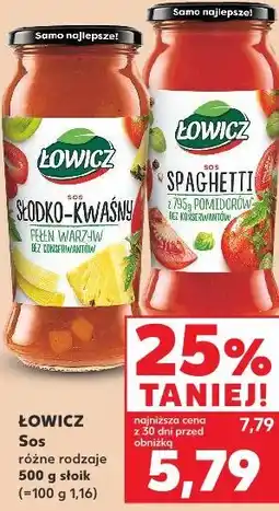 Kaufland ŁOWICZ Sos oferta