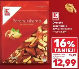 Kaufland K-Classic Orzechy brazylijskie oferta