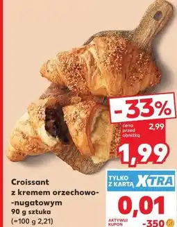 Kaufland Croissant z kremem orzechowo-nugatowym oferta