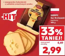 Kaufland SIERPC Ser Królewski wędzony oferta
