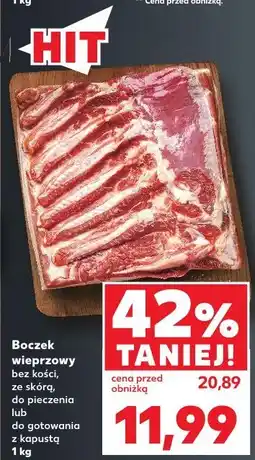 Kaufland Boczek wieprzowy bez kości oferta