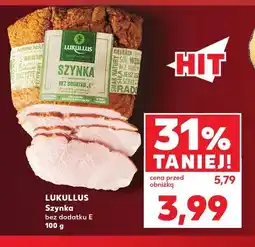 Kaufland LUKULLUS Szynka bez dodatku E oferta