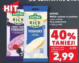 Kaufland Kupiec Wafle ryżowe w polewie różne rodzaje oferta
