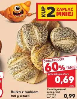 Kaufland Bułka z makiem oferta