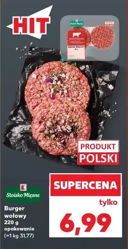 Kaufland Stoisko Mięsne Burger wołowy oferta