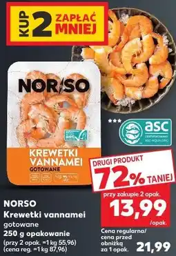 Kaufland NORSO Krewetki vannamei gotowane oferta