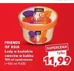 Kaufland Friends of Asia Lody w kształcie owoców w kubku różne rodzaje oferta