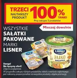 Kaufland Wszystkie sałatki pakowane marki Lisner oferta