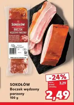 Kaufland Sokołów Boczek wędzony parzony oferta
