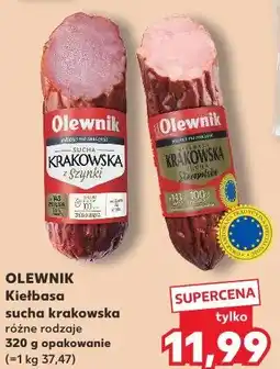 Kaufland Olewnik Kiełbasa sucha krakowska oferta