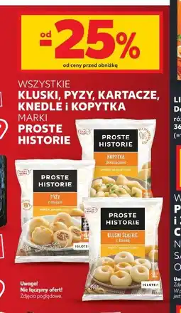 Kaufland Proste Historie Kluski, pyzy, kartacze, knedle i kopytka oferta
