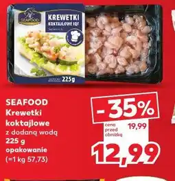 Kaufland Seafood Krewetki koktajlowe z dodaną wodą oferta