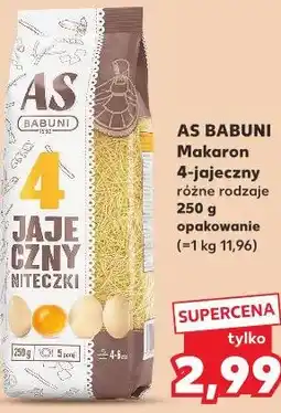 Kaufland AS BABUNI Makaron 4-jajeczny oferta