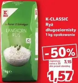 Kaufland K-Classic Ryż długoziarnisty oferta