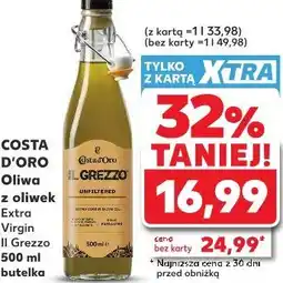 Kaufland Costa d'Oro Oliwa z oliwek Extra Virgin Il Grezzo oferta