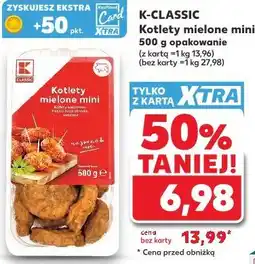 Kaufland K-CLASSIC Kotlety mielone mini oferta