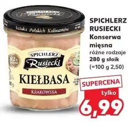 Kaufland Spichlerz Rusiecki Konserwa mięsna różne rodzaje oferta