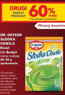 Kaufland Dr. Oetker Słodka Chwila Kisiel lub Budyń oferta