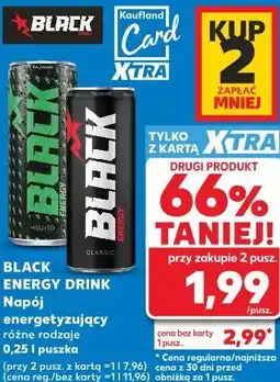 Kaufland Black Energy Drink Napój energetyzujący oferta