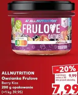 Kaufland ALLNUTRITION Owsianka Frulove Berry Kiss oferta