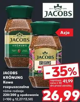 Kaufland Jacobs Krönung / Origins Kawa rozpuszczalna oferta