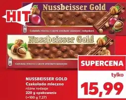 Kaufland Nussbeisser Gold Czekolada mleczna oferta
