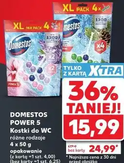 Kaufland Domestos Power 5 Kostki do WC oferta