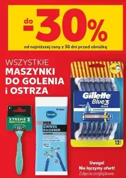 Kaufland Wszystkie maszynki do golenia i ostrza Gillette, Bevola oferta
