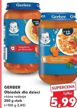 Kaufland GERBER Obiadek dla dzieci oferta