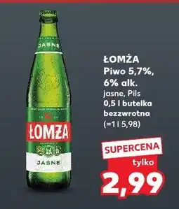 Kaufland Łomża Piwo 5,7%, 6% alk oferta