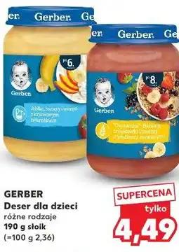 Kaufland GERBER Deser dla dzieci oferta