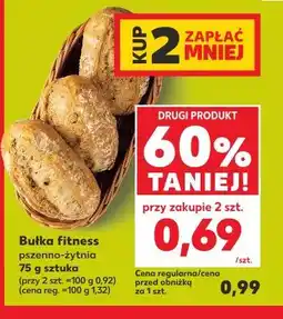 Kaufland Bułka fitness pszenno-żytnia oferta