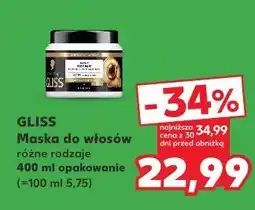 Kaufland GLISS Maska do włosów oferta